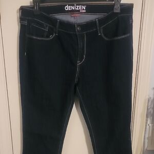 Denizen from Levi's Women's Dark Blue Straight Leg Jeans